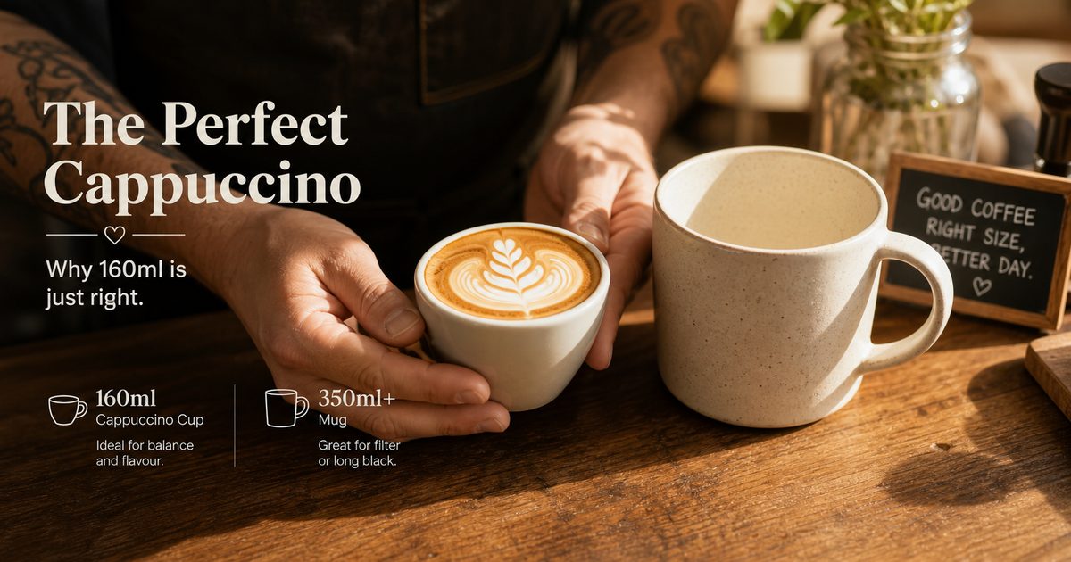 Cappuccino kopjes kiezen: welk formaat geeft de beste balans tussen espresso, melk en schuim?