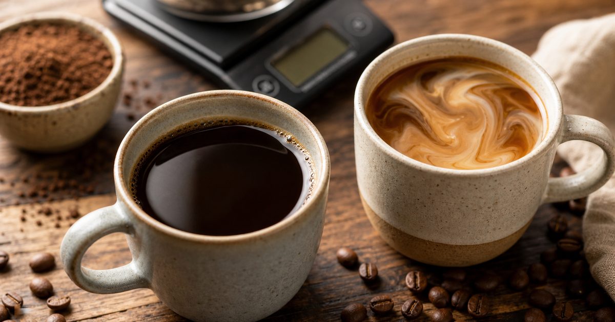 Zwartwit koffie: wat bedoelen mensen ermee en hoe drink je zwart of met melk bewuster?