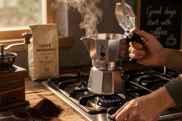Moka pot gebruiken zonder bittere koffie: zo zet ik thuis een volle, schone kop