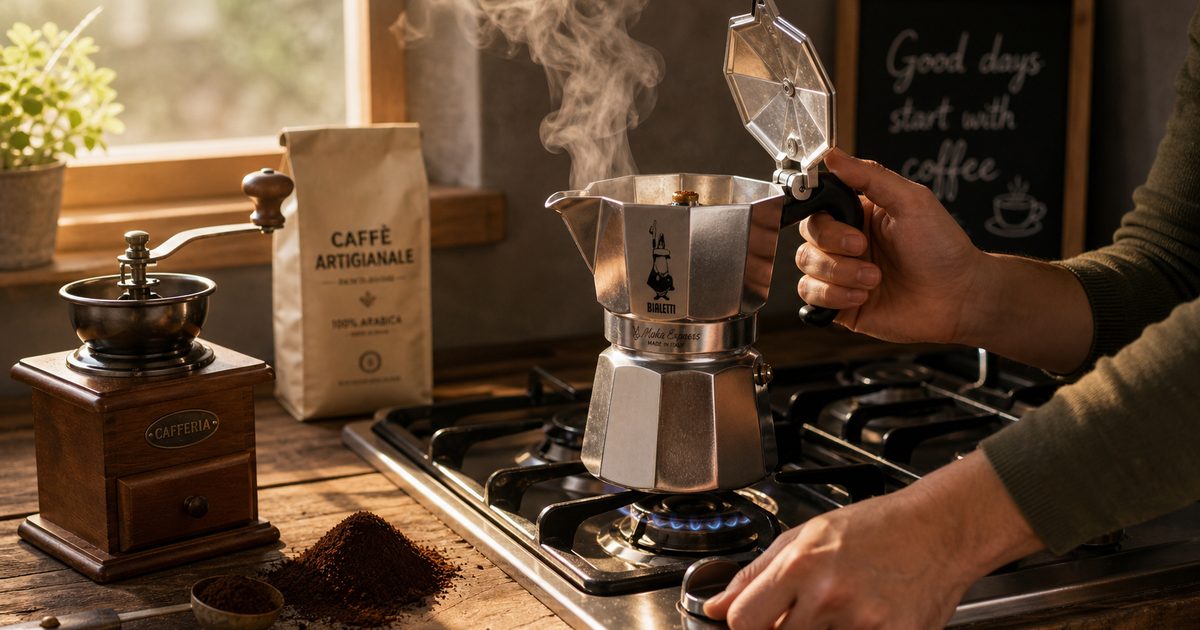 Moka pot gebruiken zonder bittere koffie: zo zet ik thuis een volle, schone kop