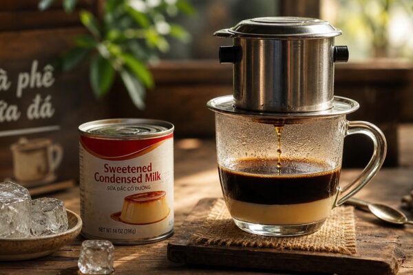 Gecondenseerde melk in koffie: waarom het werkt en in welke koffiedranken het echt tot zijn recht komt